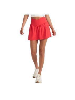 JoyLab Crossover Waist  High-Rise Athletic Red Skort With Built-In Shorts XXL